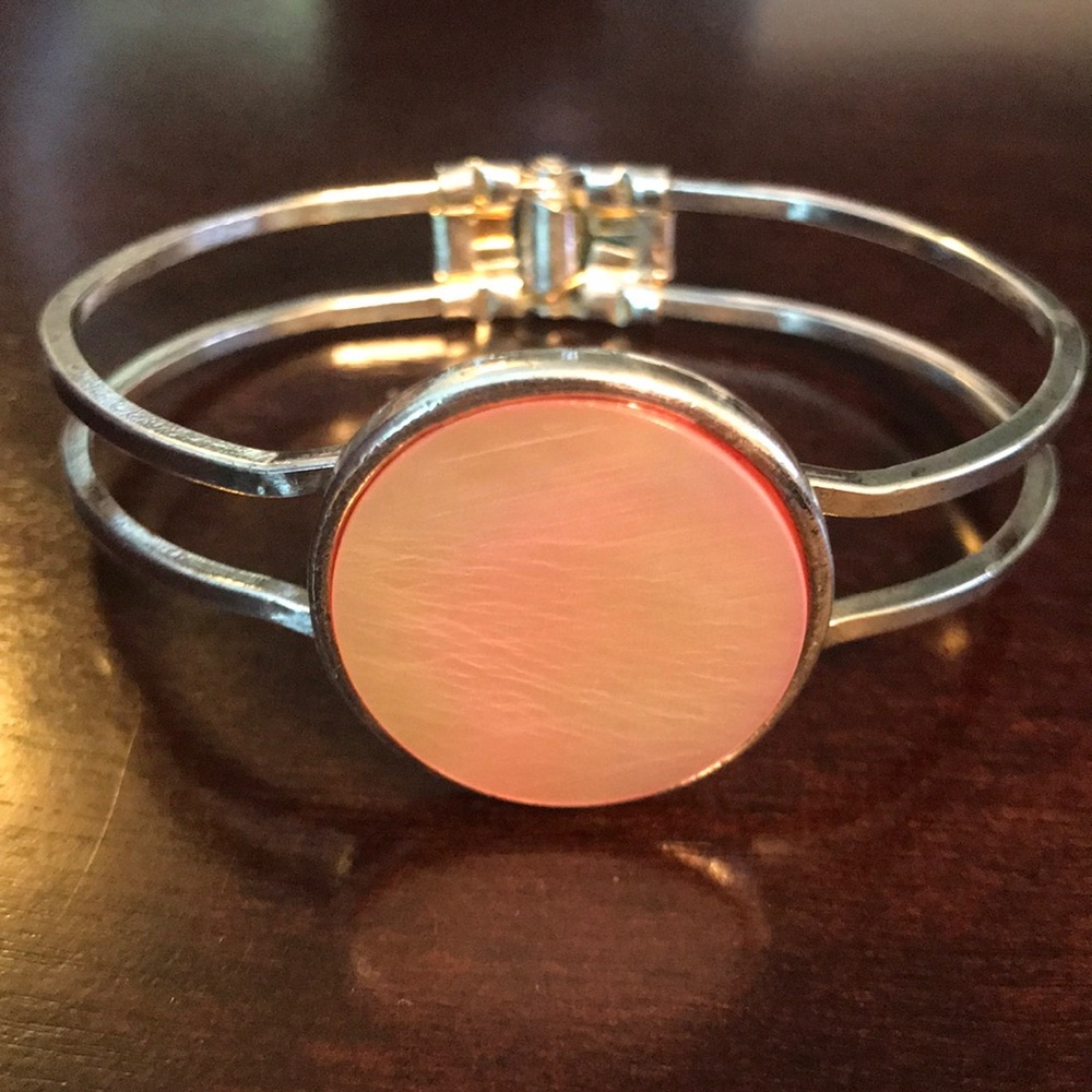 Super Cute Pink & Silver Bracelet